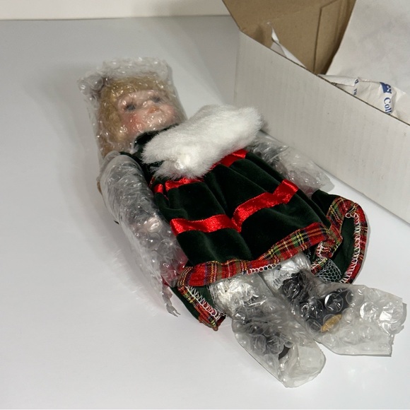 Porcelain Doll In Box - Picture 4 of 10